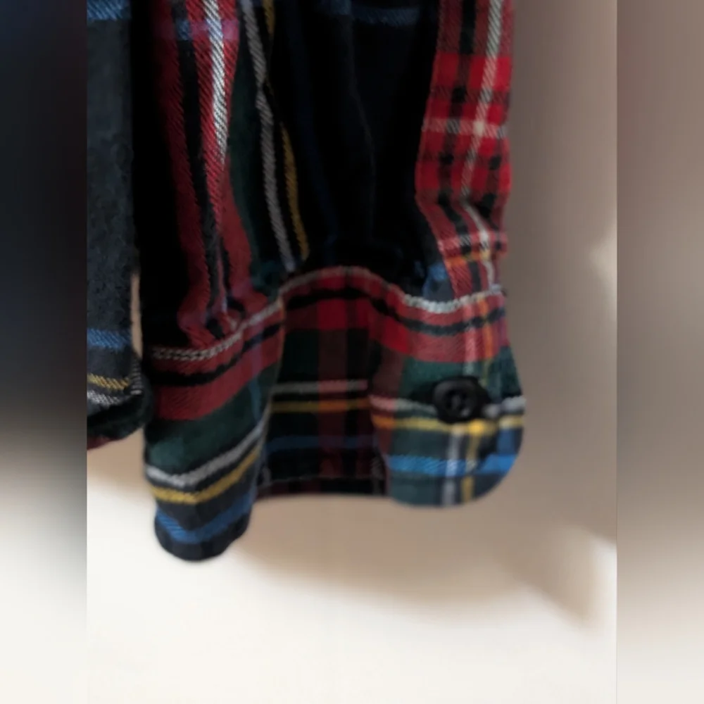 Men's J CREW NY Flannel Shirt Size XL Red Long Sleeve Button Front Work Casual